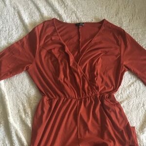 Elegant Rust Jumpsuit